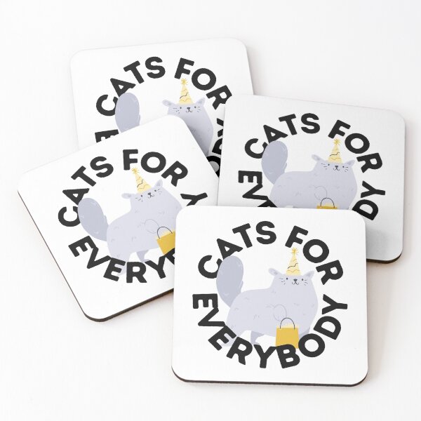 Item preview, Cats For Everybody Festive Cat Bearing Gifts Funny Christmas Gift for Cat Owners and Feline Lovers designed and sold by Nathalie Aynié.