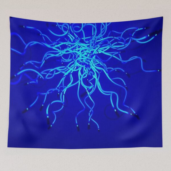 Item preview, blue neon glass designed and sold by hazah.