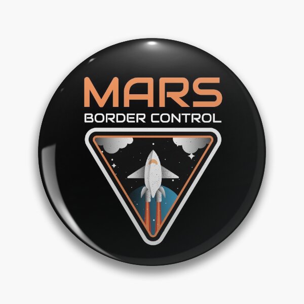 Item preview, City On Mars Border Control designed and sold by OldCamp.