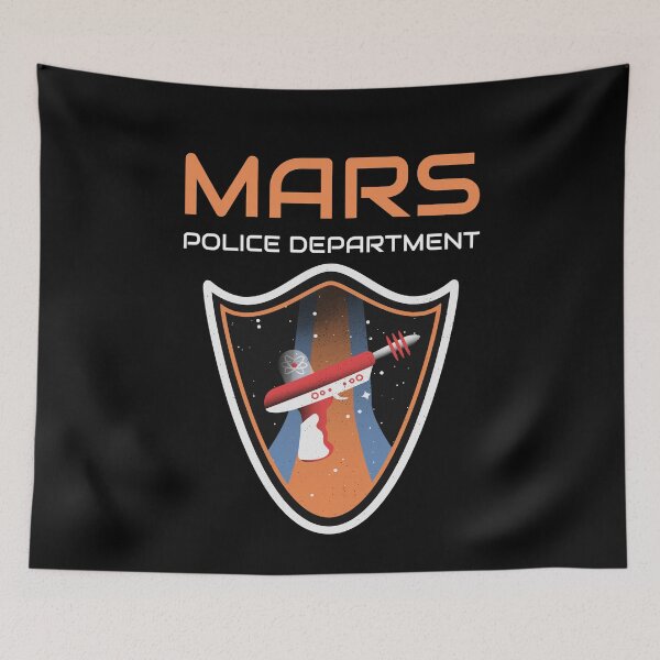 Item preview, City On Mars Police Department designed and sold by OldCamp.