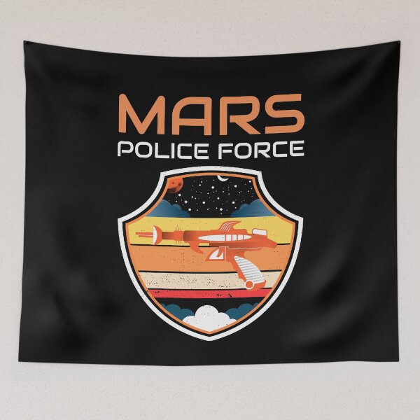 Item preview, City On Mars Police Force designed and sold by OldCamp.