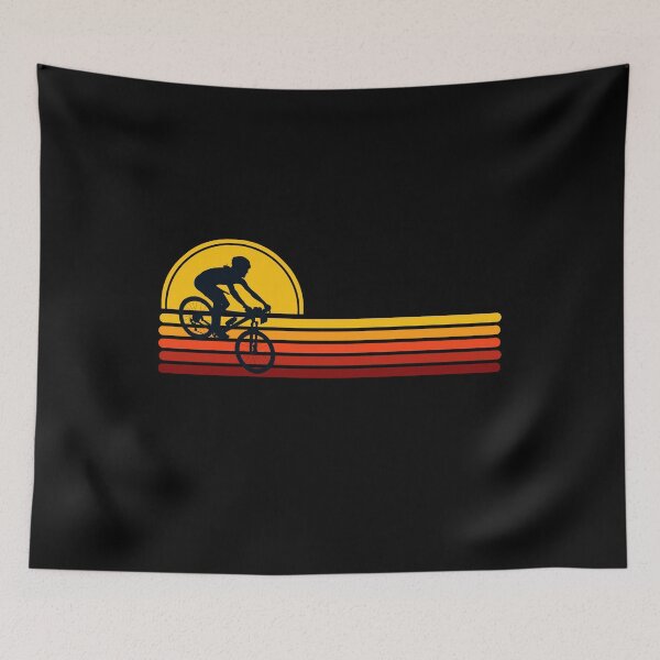 Item preview, Mountain Biker - Yellow Sunset designed and sold by HeatherPore.