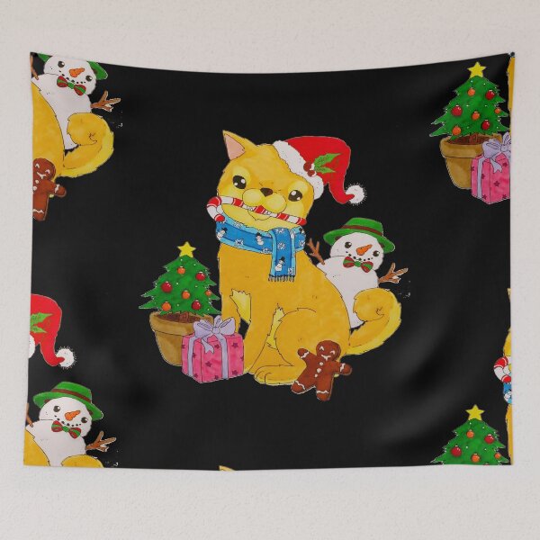 Item preview, Christmas dog Anime Dog designed and sold by Zuepfelmuetzen.
