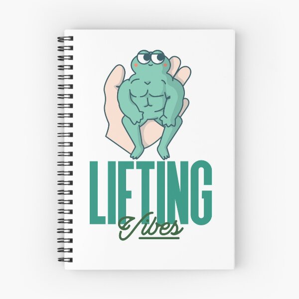 Item preview, Lifting Vibes Cute Buff Frog Vibing On Hand designed and sold by Branto-clothing.