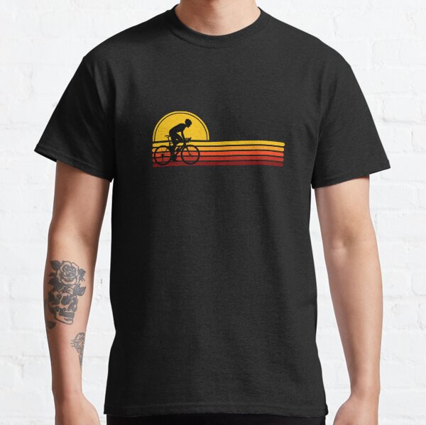 Item preview, Cyclist Gravel Biker - Yellow Sunset designed and sold by HeatherPore.