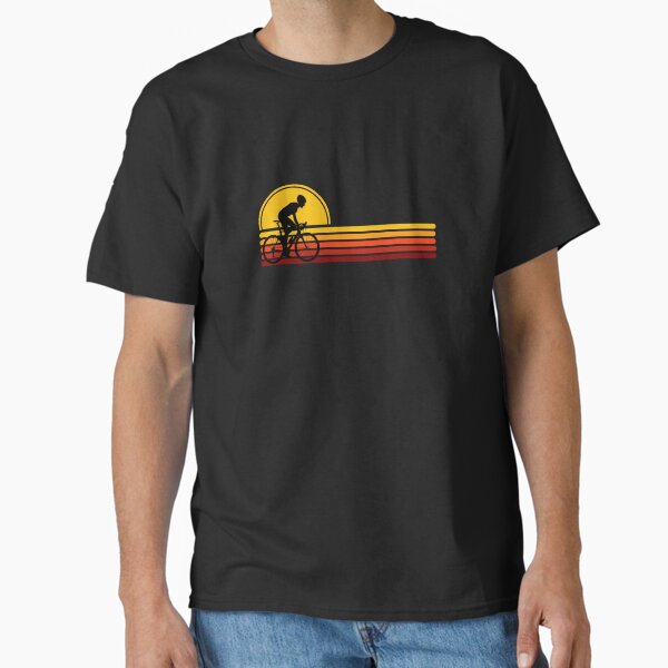 Item preview, Cyclist Gravel Biker - Yellow Sunset designed and sold by HeatherPore.