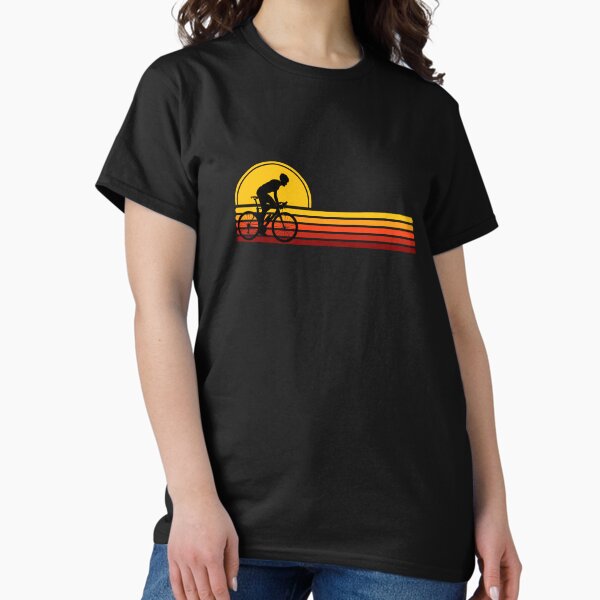 Item preview, Cyclist Gravel Biker - Yellow Sunset designed and sold by HeatherPore.