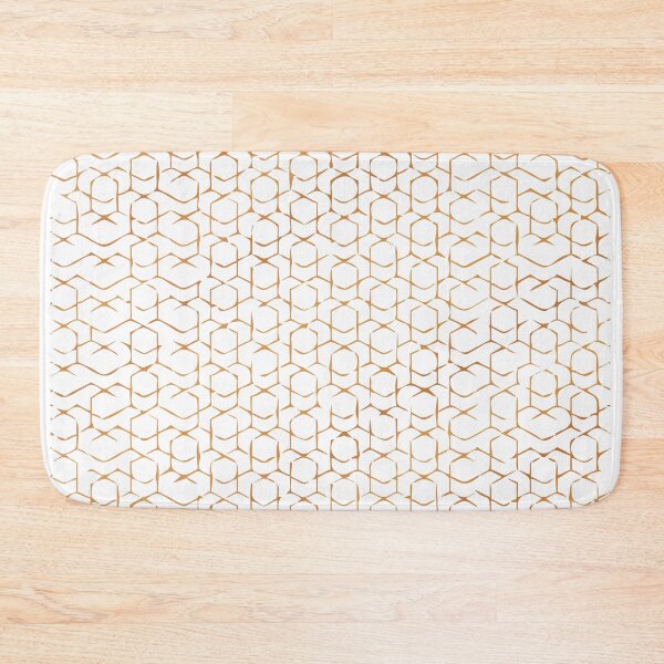 Item preview, White with gold inlay jali designed and sold by theinkypensieve.