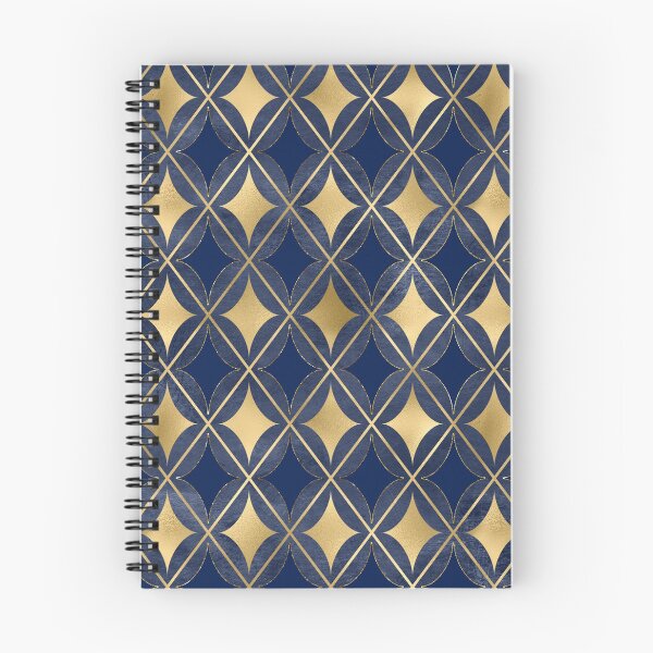 Item preview, An ornate gold on blue design designed and sold by AnnieHochmann.