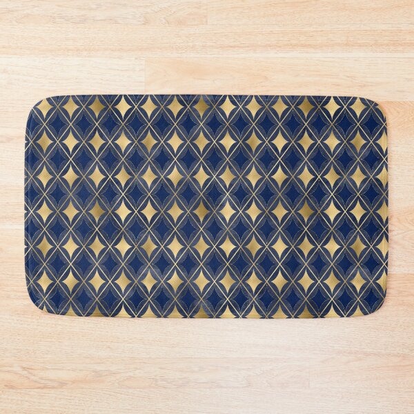 Item preview, An ornate gold on blue design designed and sold by AnnieHochmann.