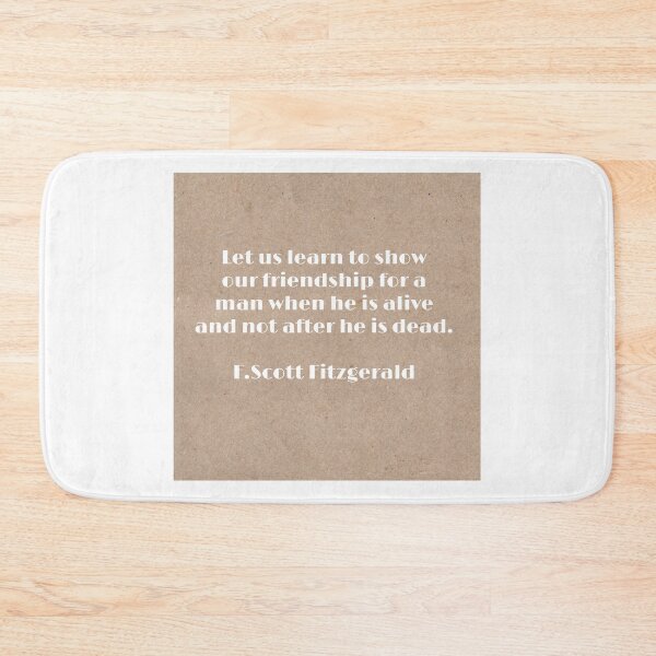 Item preview, Nice quote from F. Scott Fitzgerald designed and sold by Pelikancrazy.