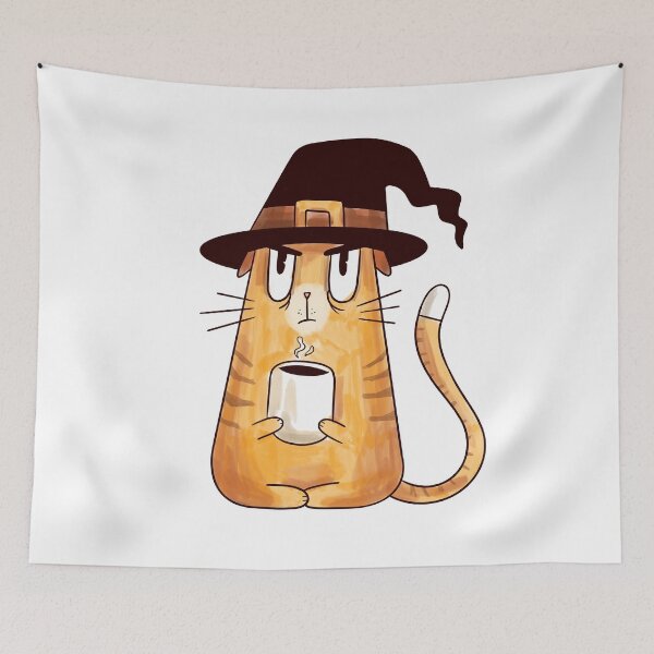 Item preview, Grumpy Witch Cat designed and sold by aliisik.