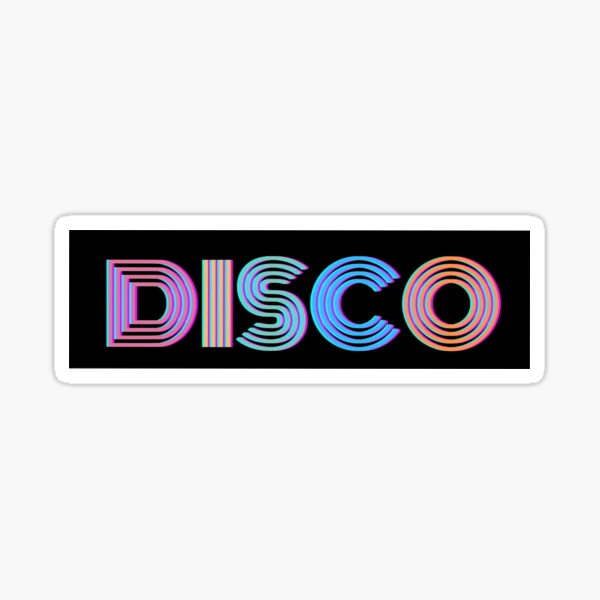 Disco Cheeks Vinyl Sticker – Cheeky Art Studio