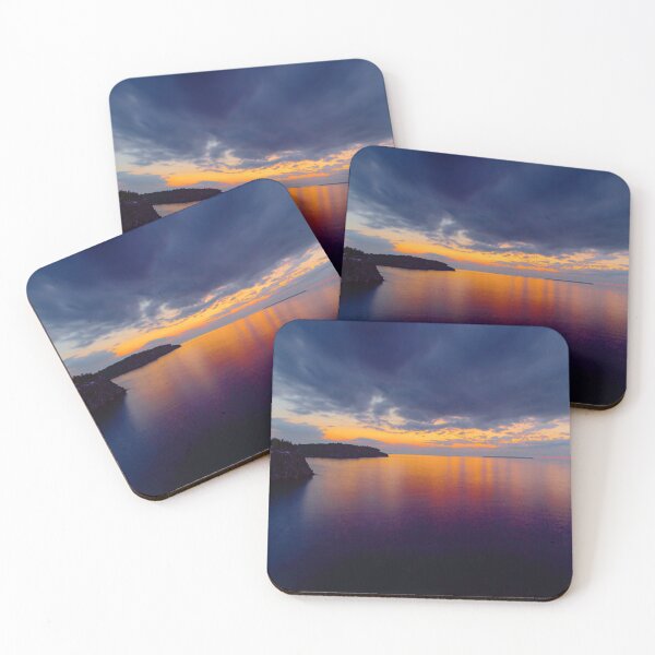 Item preview, Sunset by the rocks and water designed and sold by spurling.