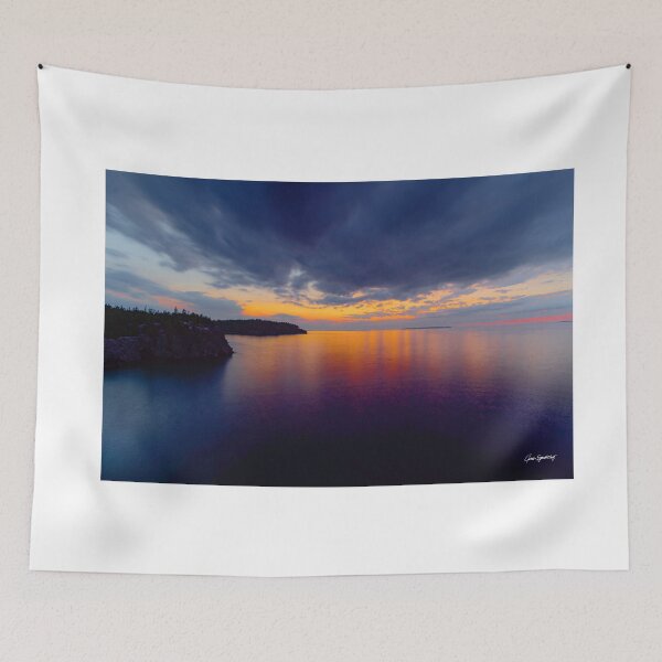 Item preview, Sunset by the rocks and water designed and sold by spurling.