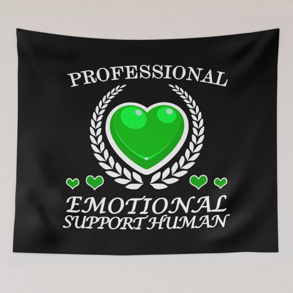Item preview, Professional Emotional Support Human – Certified Green Heart Care Therapist  designed and sold by The Green Corner.