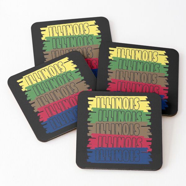 Item preview, Illinois State Name designed and sold by MoonsmileProd.