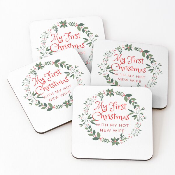 Item preview, My First Christmas with My New Hot Wife designed and sold by Beluved.
