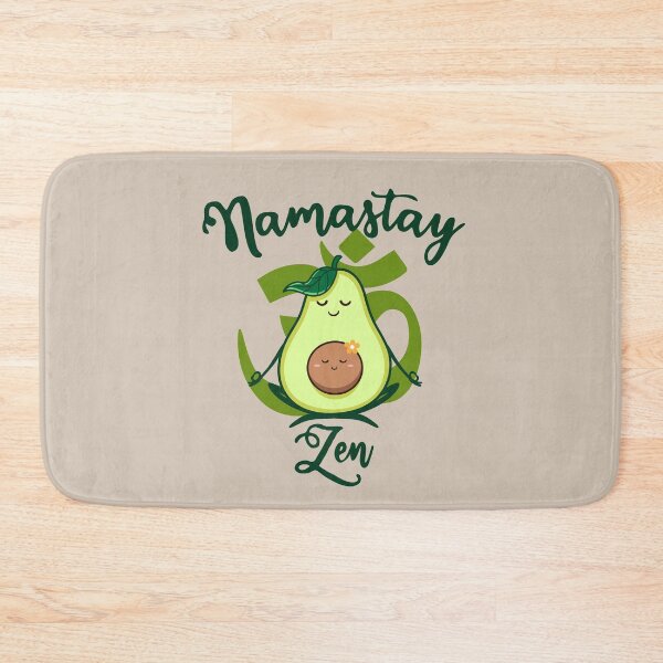 Item preview, Cute Namastay Zen Avocado designed and sold by SoccaTamam.