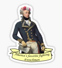 America's Favorite Fighting Frenchman Sticker