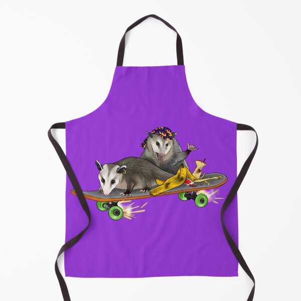 Item preview, Rebellious Opossums On A Skateboard With Trash designed and sold by iamgirl1.