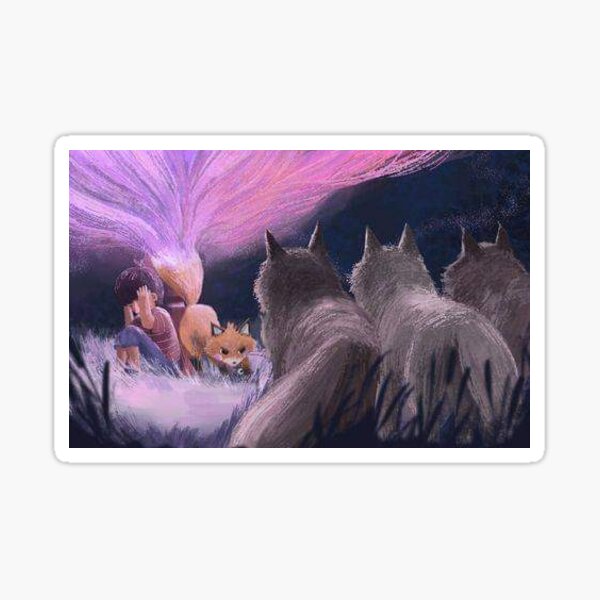 Kitchi: The Spirit Fox - Wolfpack Sticker