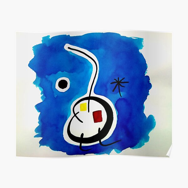 Joan Miro blues Poster