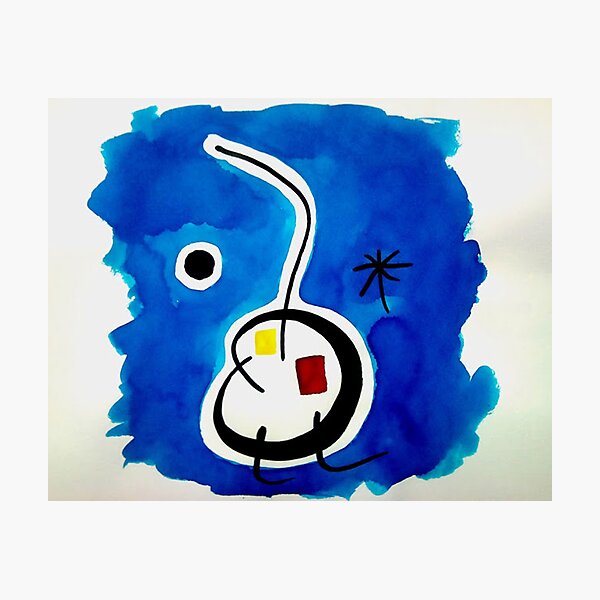 Joan Miro blues Lámina fotográfica