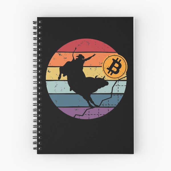 Item preview, Bitcoin Bullish Trend Rider - BTC Crypto Bull Trend Vintage Design - Best Gift for Bitcoin Crypto Trader or Holder or Investor or Miner- Funny Bitcoin Crypto Art Apparel designed and sold by WG-Factory.