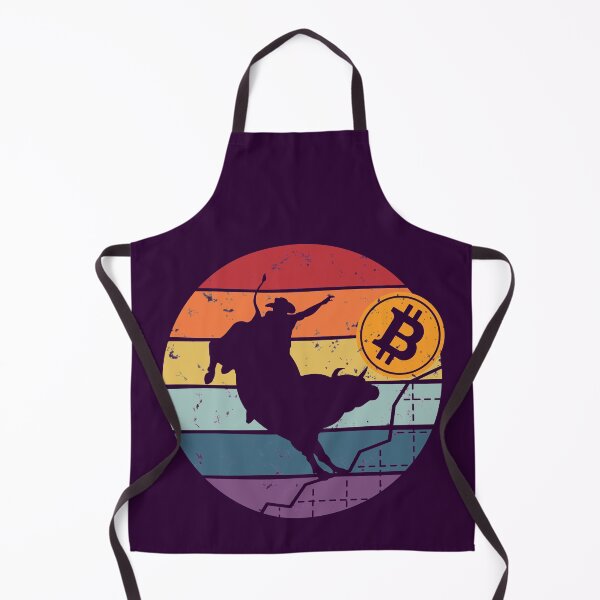 Item preview, Bitcoin Bullish Trend Rider - BTC Crypto Bull Trend Vintage Design - Best Gift for Bitcoin Crypto Trader or Holder or Investor or Miner- Funny Bitcoin Crypto Art Apparel designed and sold by WG-Factory.