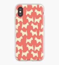 West Highland Terrier in Lachs iPhone-Hülle & Cover