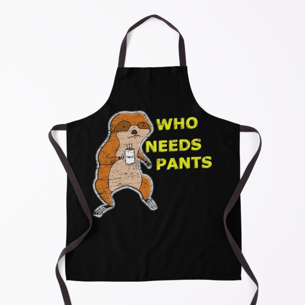 Item preview, Who needs pants work from home distressed design designed and sold by AllLeftSides42.