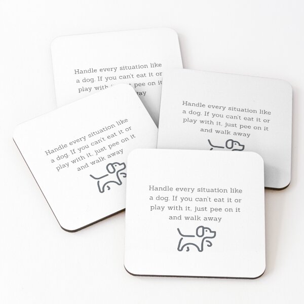 Item preview, Funny dog quote designed and sold by LYNNEAPUGH.