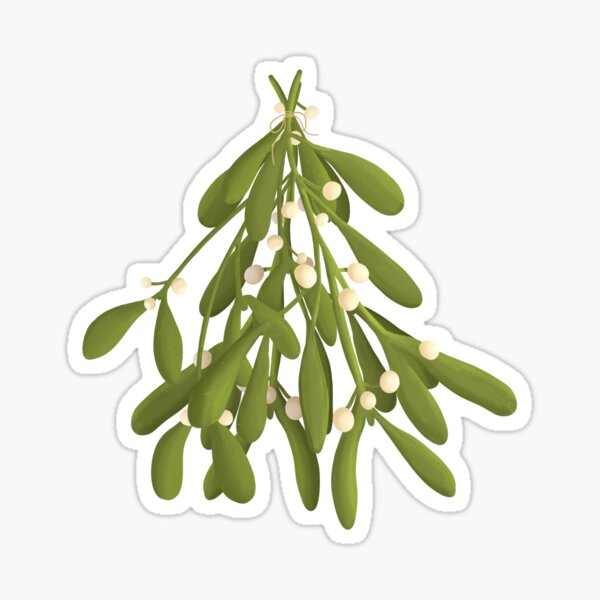 Mistletoe Bunch Sticker