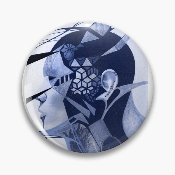Item preview, CLON 2 - Avant Garde Fine Art Mixed Media Portrait designed and sold by Azanza.