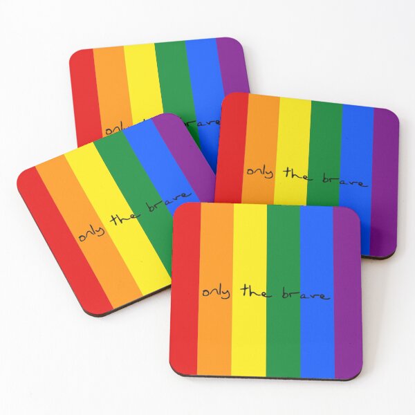 Item preview, only the brave pride flag designed and sold by hazah.