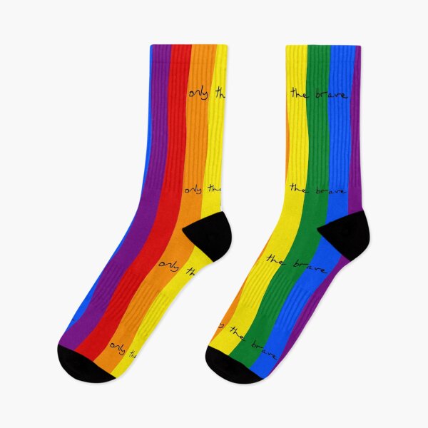 Item preview, only the brave pride flag designed and sold by hazah.