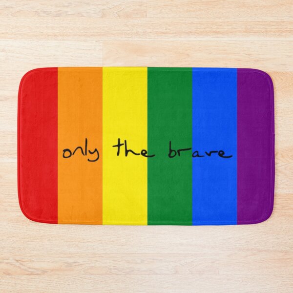 Item preview, only the brave pride flag designed and sold by hazah.