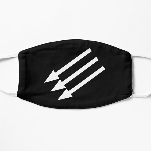 Iron Front - antifascist Flat Mask