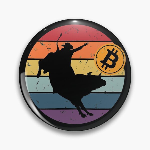 Item preview, Bitcoin Trend Rider - BTC Crypto Bullish Trend Vintage Art Design - Best Gift for Bitcoin Crypto Trader or Holder or Investor or Miner- Funny Bitcoin Crypto Art Apparel designed and sold by WG-Factory.