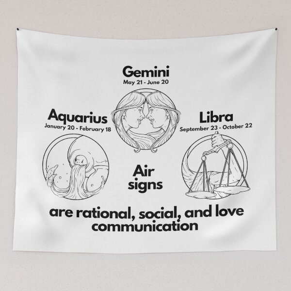 Item preview, A Zodiac Sign Test Air signs designed and sold by RetComly.