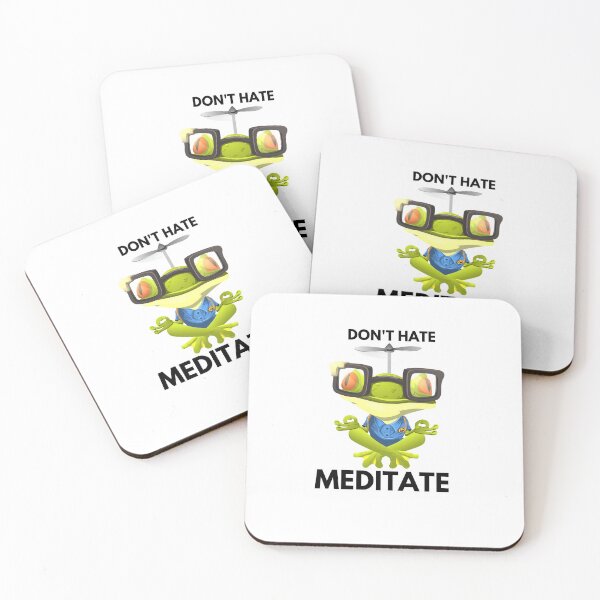 Item preview, Don't hate meditate designed and sold by ActRightToday.