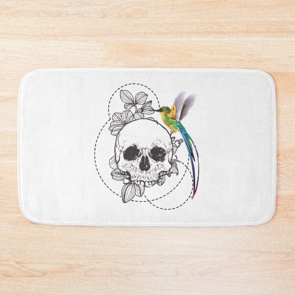 Item preview, Floral Skull Colibri Bird Cranial Boho Gift designed and sold by Style4You24.