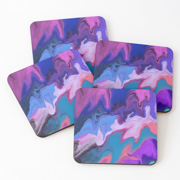 Item preview, Colorful Abstract Liquid Pour designed and sold by fruityprints.