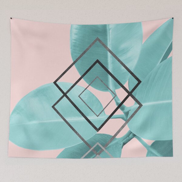 Item preview, Ficus Elastica Geo Glam #1 #wall #decor #art designed and sold by Anita's & Bella's Art.