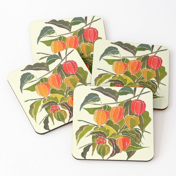 Item preview, Physalis Watercolor Illustration Design designed and sold by epeyotte.