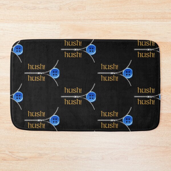 Item preview, HUSH! mask with zip,secret private,journal sticker,button designed and sold by amy greaves.