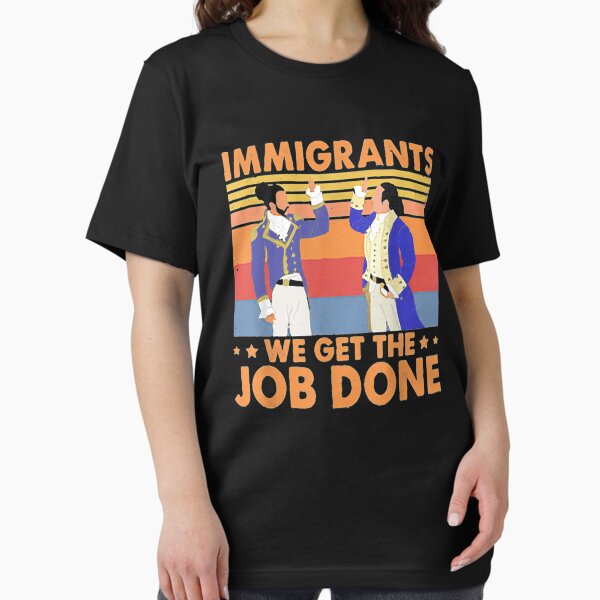 Item preview, Immigrants We Get The Job Done Retro Vintage designed and sold by kimchi446.