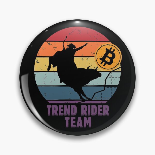 Item preview, Bitcoin Bullish Trend Rider Team Member - BTC Crypto Bull Trend Vintage Art Design - Best Gift for Bitcoin Crypto Trader or Holder or Investor or Miner- Funny Bitcoin Crypto Art Apparel designed and sold by WG-Factory.