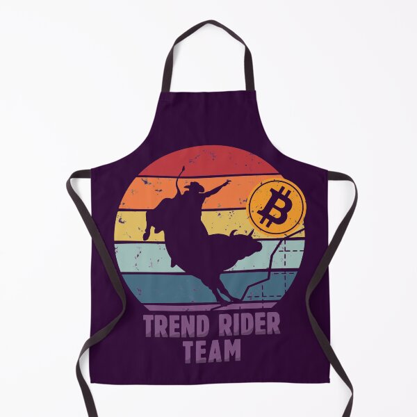 Item preview, Bitcoin Bullish Trend Rider Team Member - BTC Crypto Bull Trend Vintage Art Design - Best Gift for Bitcoin Crypto Trader or Holder or Investor or Miner- Funny Bitcoin Crypto Art Apparel designed and sold by WG-Factory.